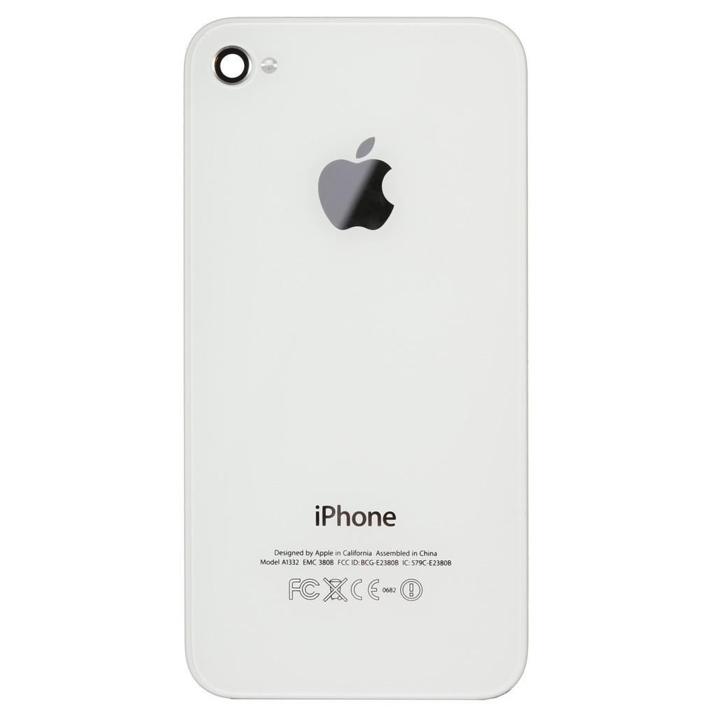 Identiteit Mondstuk pak iPhone 4s achterkant Wit kopen bij iGoopple. Voor 16:00 besteld is morgen  in huis!