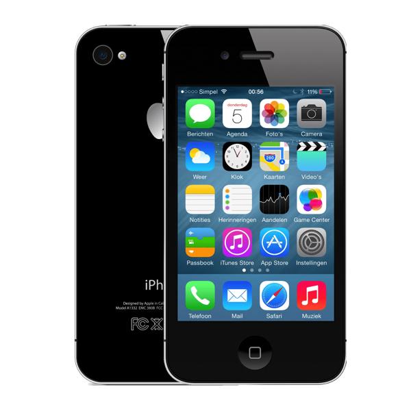 Refurbished iPhone 4S Zwart - 6 maanden garantie - iGoopple.nl